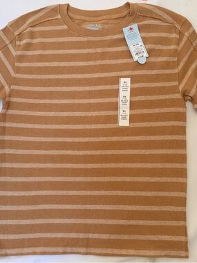Cat & Jack Terry Cloth Stripe Tee XL 14 NWT